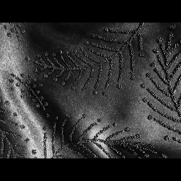 CDC Party Dress 8P Beaded Embellishments Asymmetrical Straps party small black - Picture 3 of 16